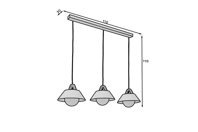 Almitara Taklampe Rund - Svart - Belysning - Innendørsbelysning & Lamper - Taklampe - Pendellamper & Hengelamper