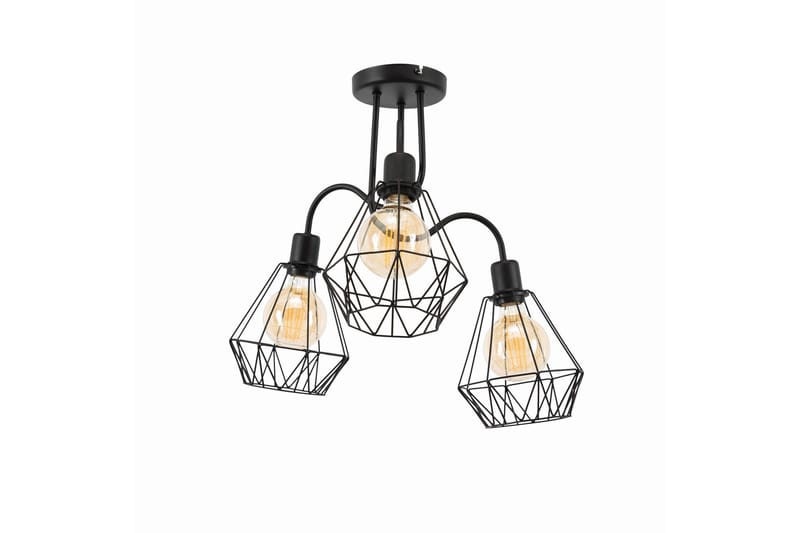 Bendinni Krystallkrone 50 cm, Svart