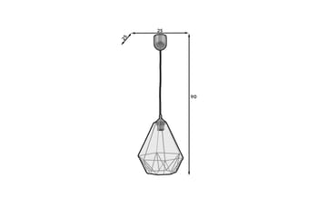 Benigne Pendellampe Rund - Svart - Belysning - Innendørsbelysning & Lamper - Taklampe - Pendellamper & Hengelamper