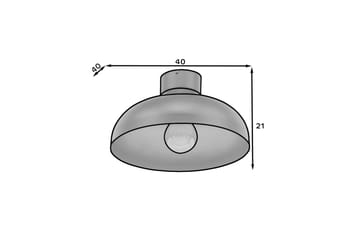 Desolo Taklampe - Svart - Belysning - Innendørsbelysning & Lamper - Taklampe - Plafondlampe