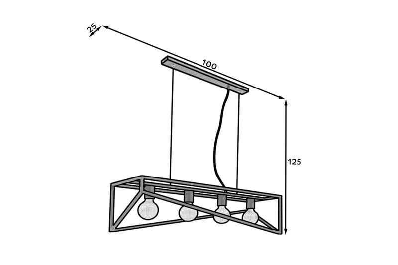 Eluvies Pendellampe Rund - Svart - Belysning - Innendørsbelysning & Lamper - Taklampe - Pendellamper & Hengelamper