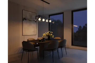 Eluvies Pendellampe Rund - Svart - Belysning - Innendørsbelysning & Lamper - Taklampe - Pendellamper & Hengelamper