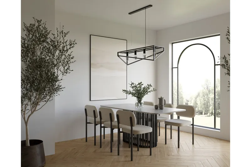 Eluvies Pendellampe Rund - Svart - Belysning - Innendørsbelysning & Lamper - Taklampe - Pendellamper & Hengelamper