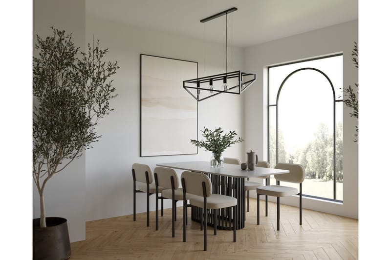 Eluvies Pendellampe Rund - Svart - Belysning - Innendørsbelysning & Lamper - Taklampe - Pendellamper & Hengelamper