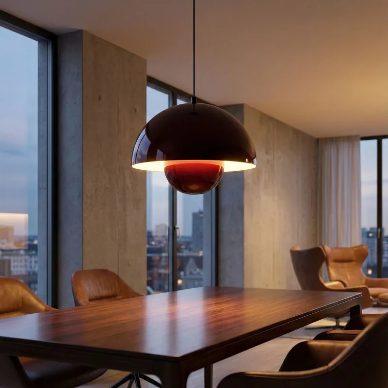 Eylul pendellampe - Vinrød - Belysning - Innendørsbelysning & Lamper - Taklampe - Krystallkrone & takkrone