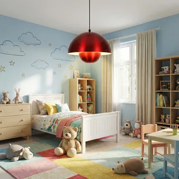 Eylul pendellampe - Rød - Belysning - Innendørsbelysning & Lamper - Taklampe - Krystallkrone & takkrone