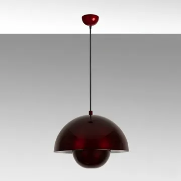 Eylul pendellampe - Vinrød - Belysning - Innendørsbelysning & Lamper - Taklampe - Krystallkrone & takkrone