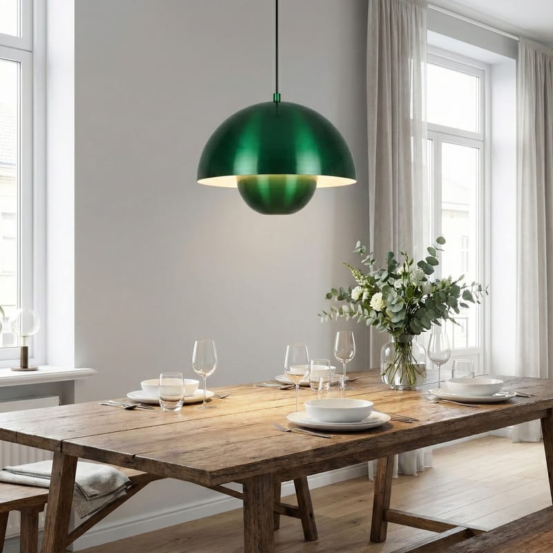Eylul pendellampe - Grønn - Belysning - Innendørsbelysning & Lamper - Taklampe - Krystallkrone & takkrone