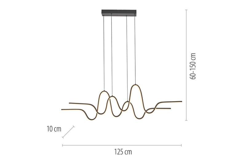 Høyde Paul Neuhaus Taklampe - Belysning - Innendørsbelysning & Lamper - Taklampe - Pendellamper & Hengelamper