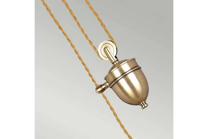 Hengelampe Elstead Lighting Provence Aldret Messing - Aldret Messing - Belysning - Innendørsbelysning & Lamper - Taklampe - Pendellamper & Hengelamper