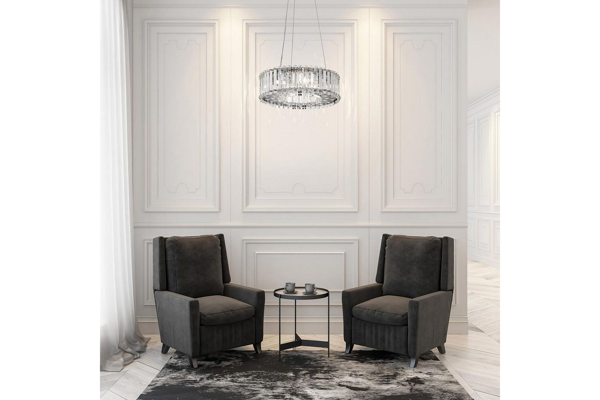 Hengelampe Kichler Crystal Skye 436x144x436 mm - 436x144x436 mm - Belysning - Innendørsbelysning & Lamper - Taklampe - Pendellamper & Hengelamper