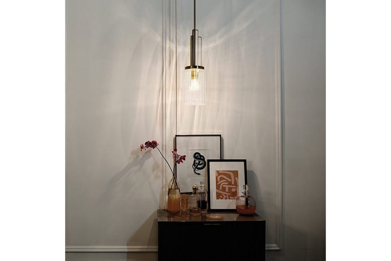 Hengelampe Kichler Kimrose Børstet naturlig messing - Børstet naturlig messing - Belysning - Innendørsbelysning & Lamper - Taklampe - Pendellamper & Hengelamper