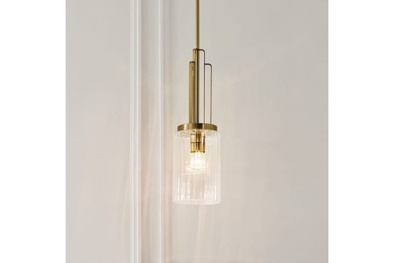 Hengelampe Kichler Kimrose Børstet naturlig messing - Børstet naturlig messing - Belysning - Innendørsbelysning & Lamper - Taklampe - Pendellamper & Hengelamper