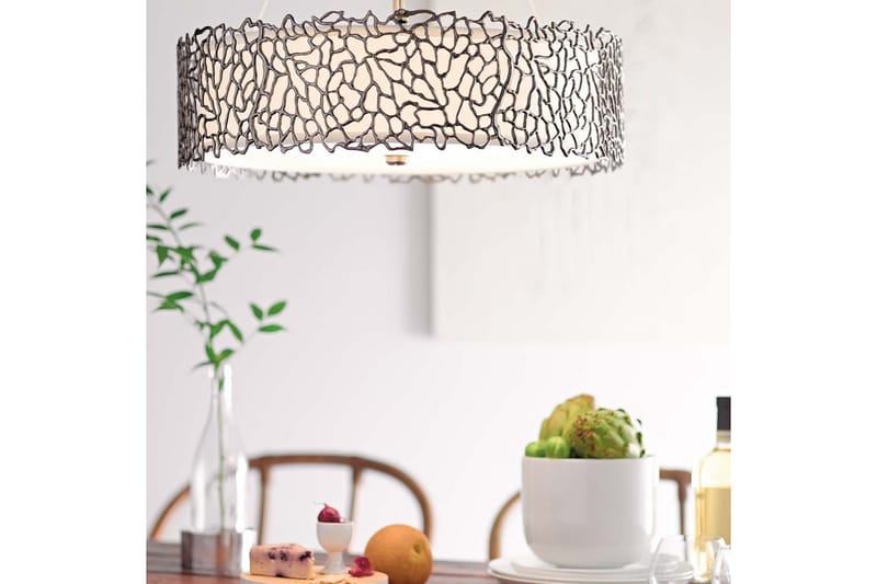 Hengelampe Kichler Sølv Korall 464x175x464 mm - 464x175x464 mm - Belysning - Innendørsbelysning & Lamper - Taklampe - Pendellamper & Hengelamper
