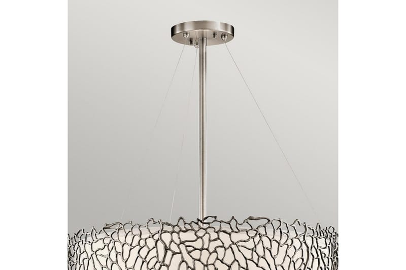 Hengelampe Kichler Sølv Korall 559x175x559 mm - 559x175x559 mm - Belysning - Innendørsbelysning & Lamper - Taklampe - Pendellamper & Hengelamper