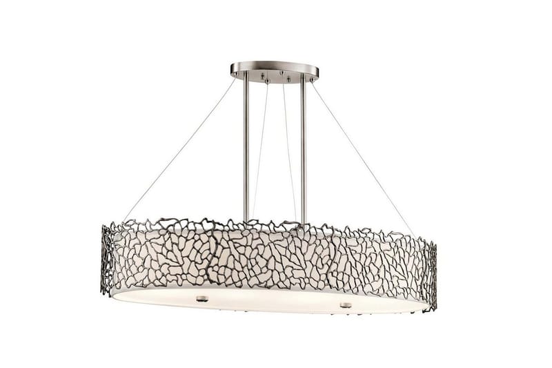 Hengelampe Kichler Sølv Korall 864x175x406 mm - 864x175x406 mm - Belysning - Innendørsbelysning & Lamper - Taklampe - Pendellamper & Hengelamper