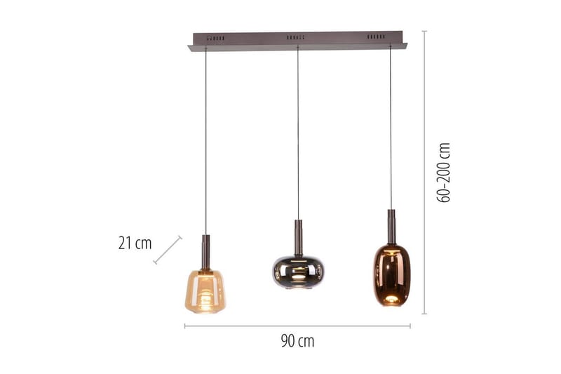 Irides Paul Neuhaus Taklampe - Belysning - Innendørsbelysning & Lamper - Taklampe - Pendellamper & Hengelamper
