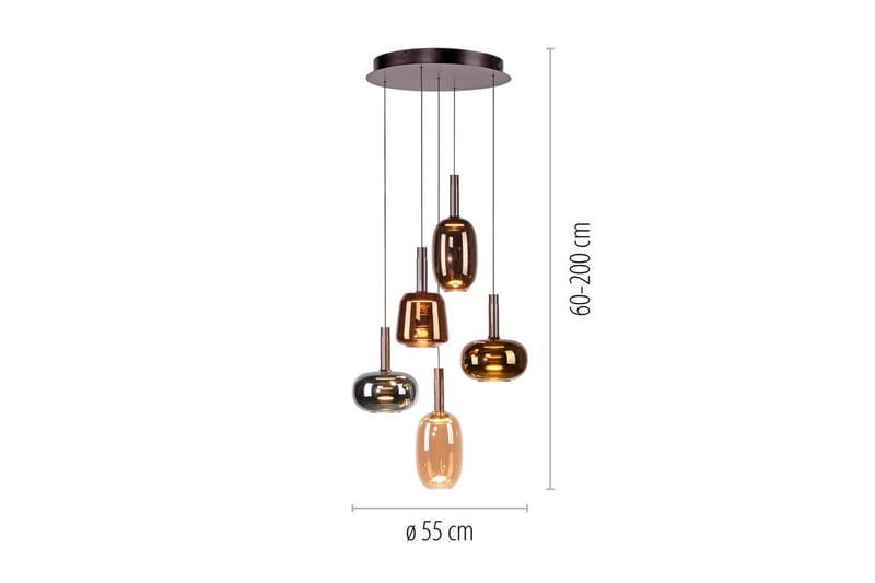 Irides Paul Neuhaus Taklampe - Belysning - Innendørsbelysning & Lamper - Taklampe - Pendellamper & Hengelamper
