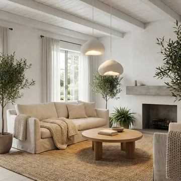 Kaolins pendellampe - Hvit - Belysning - Innendørsbelysning & Lamper - Taklampe - Krystallkrone & takkrone