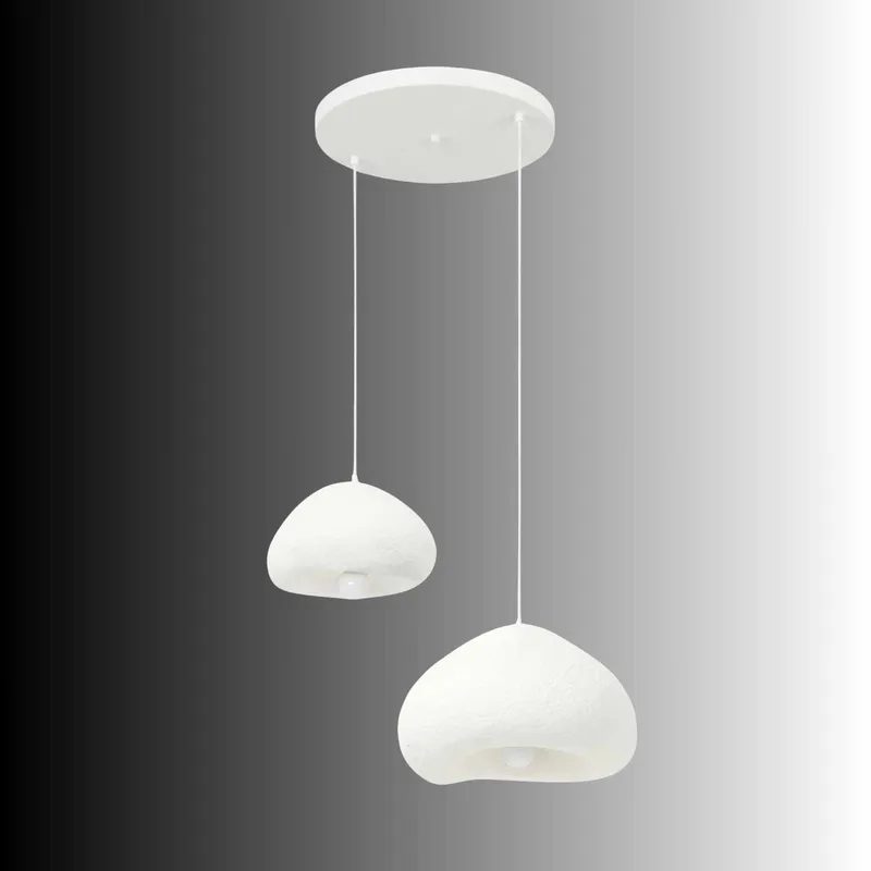 Kaolins pendellampe - Hvit - Belysning - Innendørsbelysning & Lamper - Taklampe - Krystallkrone & takkrone