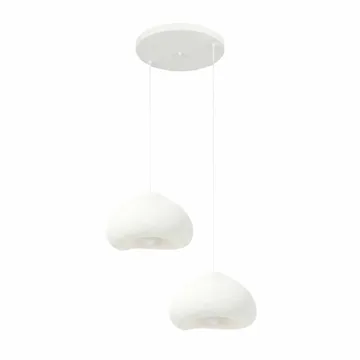 Kaolins pendellampe - Hvit - Belysning - Innendørsbelysning & Lamper - Taklampe - Krystallkrone & takkrone