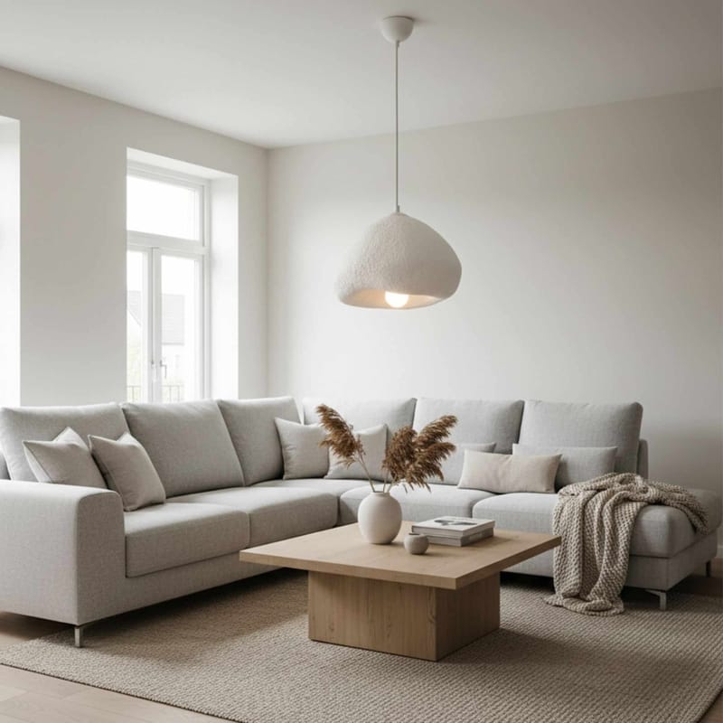 Kaolins pendellampe - Hvit - Belysning - Innendørsbelysning & Lamper - Taklampe - Krystallkrone & takkrone