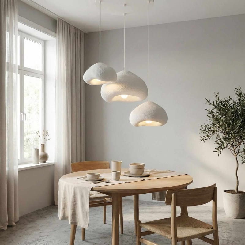 Kaolins pendellampe - Hvit - Belysning - Innendørsbelysning & Lamper - Taklampe - Krystallkrone & takkrone