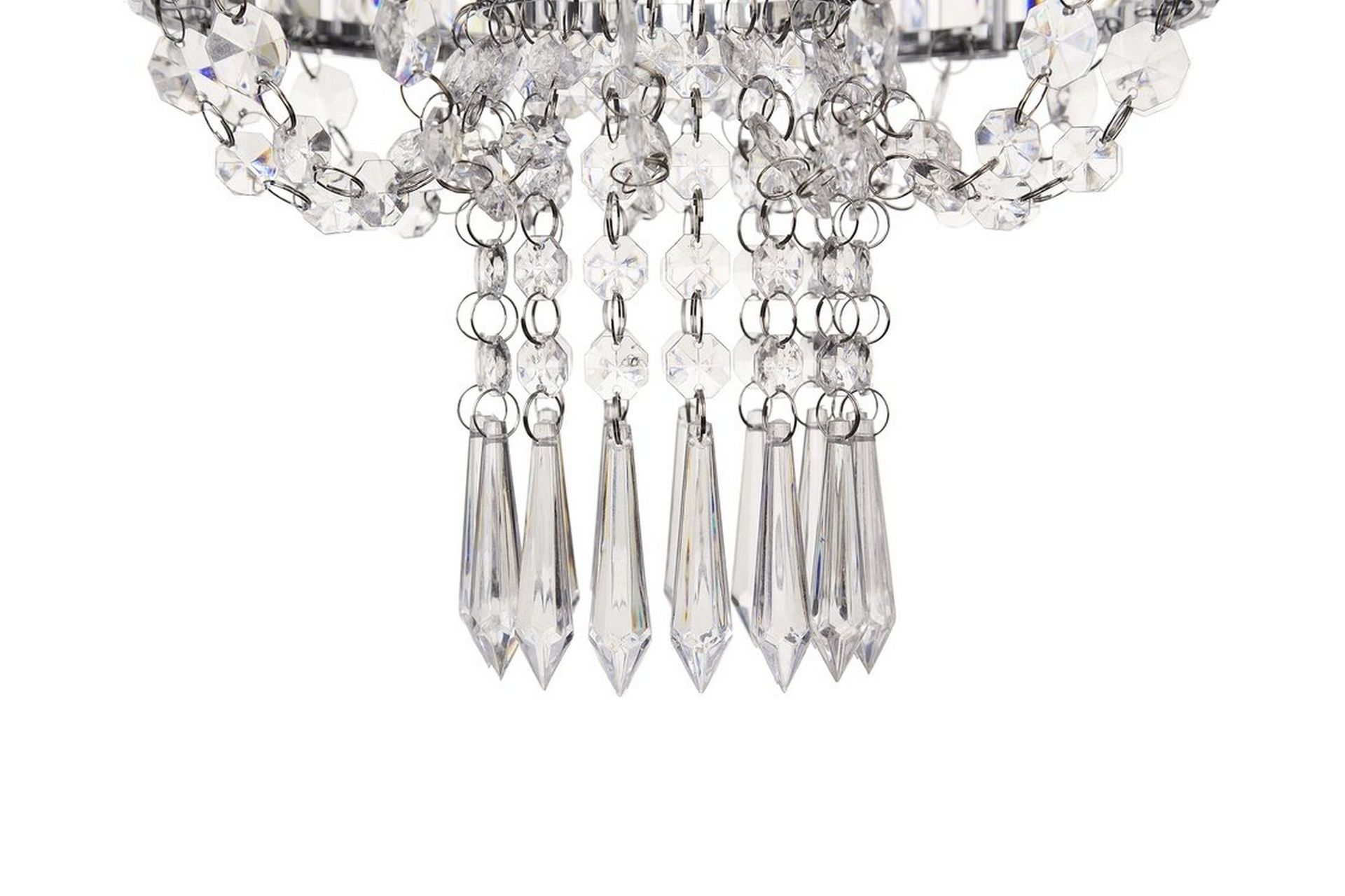 Adorn Lysekrone 24 cm - Transparent - Belysning - Innendørsbelysning & Lamper - Taklampe - Krystallkrone & takkrone