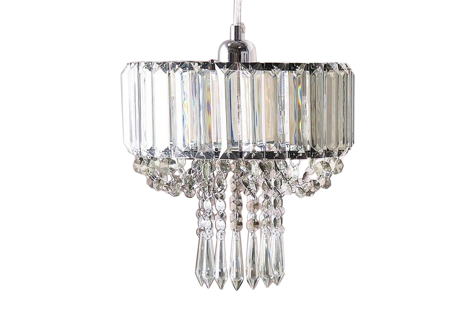Adorn Lysekrone 24 cm - Transparent