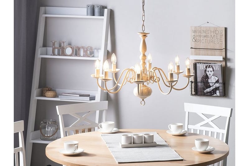 Brithon Lysekrone 59 cm, Hvit