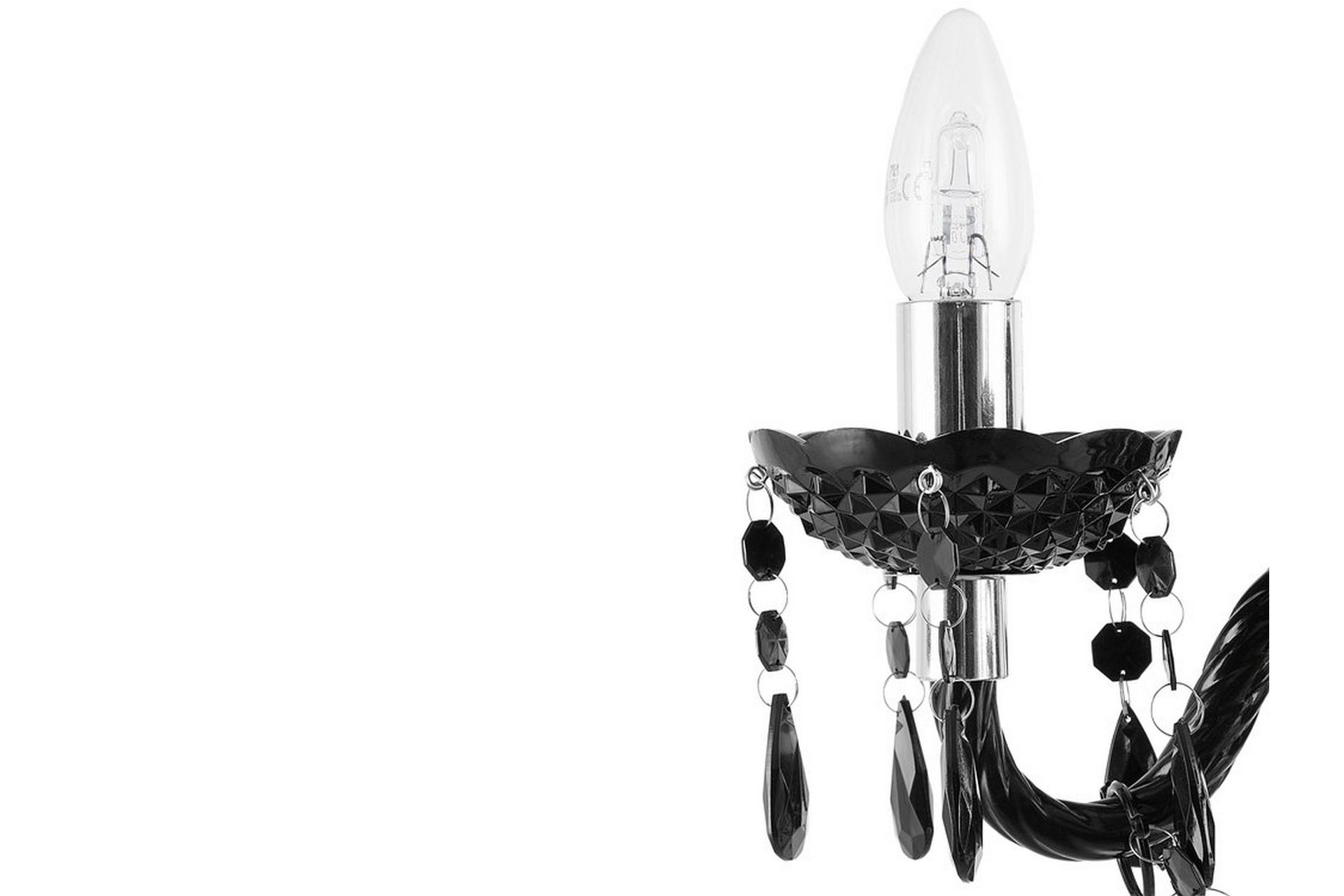Kalang Lysekrone 50 cm - Svart - Belysning - Innendørsbelysning & Lamper - Taklampe - Krystallkrone & takkrone