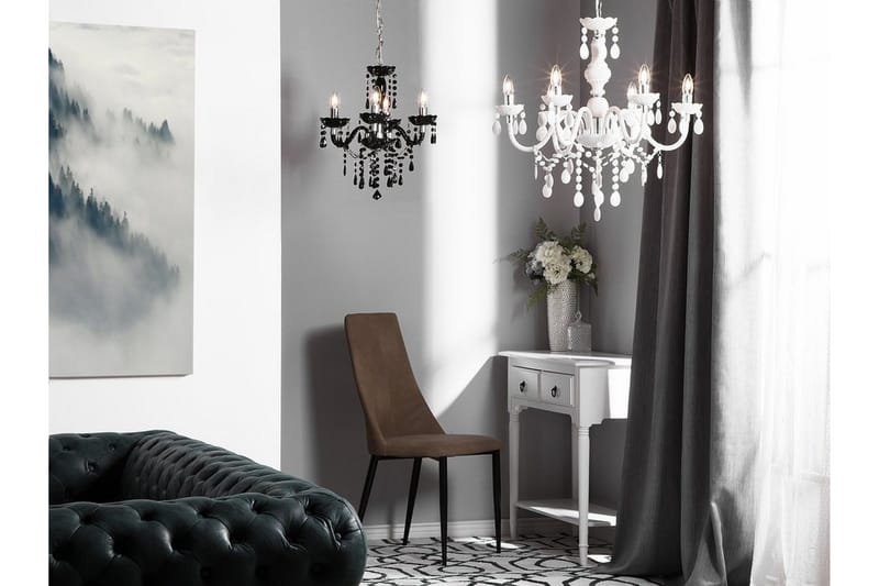 Kalang Lysekrone 50 cm - Svart - Belysning - Innendørsbelysning & Lamper - Taklampe - Krystallkrone & takkrone