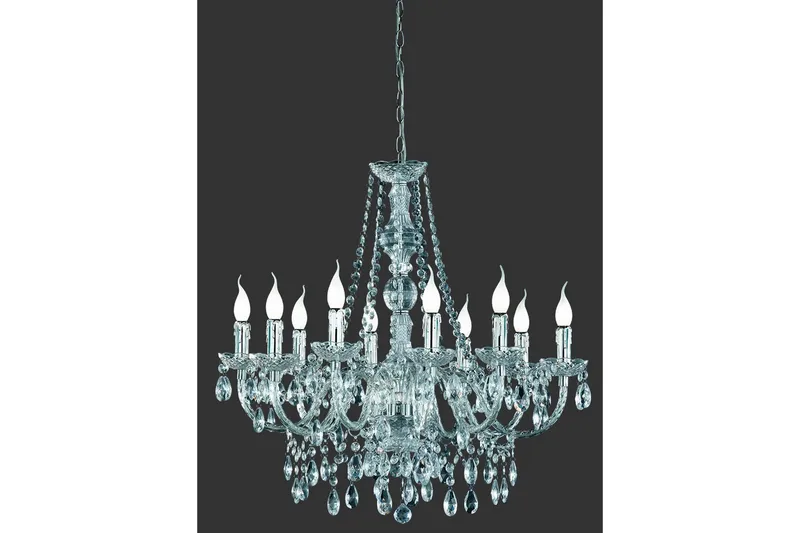 Lüster Lysekrone 10xE14 klar - Belysning - Innendørsbelysning & Lamper - Taklampe - Krystallkrone & takkrone