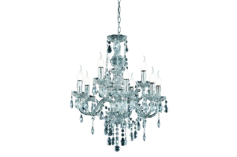 Lüster Lysekrone 9-stk 9xE14 - Belysning - Innendørsbelysning & Lamper - Taklampe - Krystallkrone & takkrone