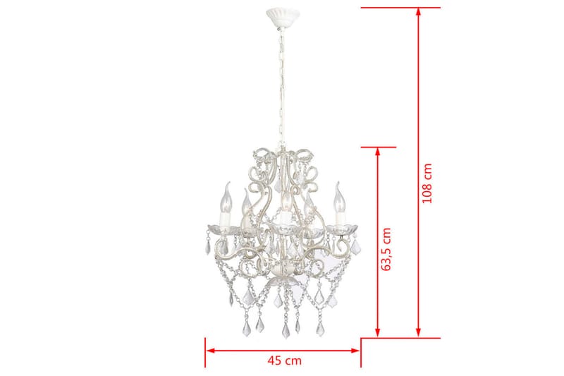 Lysekrone med 2800 krystaller E14 - Belysning - Innendørsbelysning & Lamper - Taklampe - Krystallkrone & takkrone