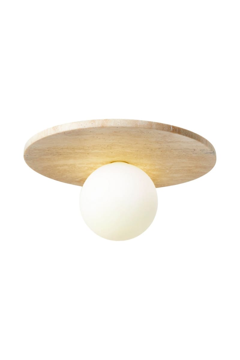 Kummer taklampe, Beige og Hvit