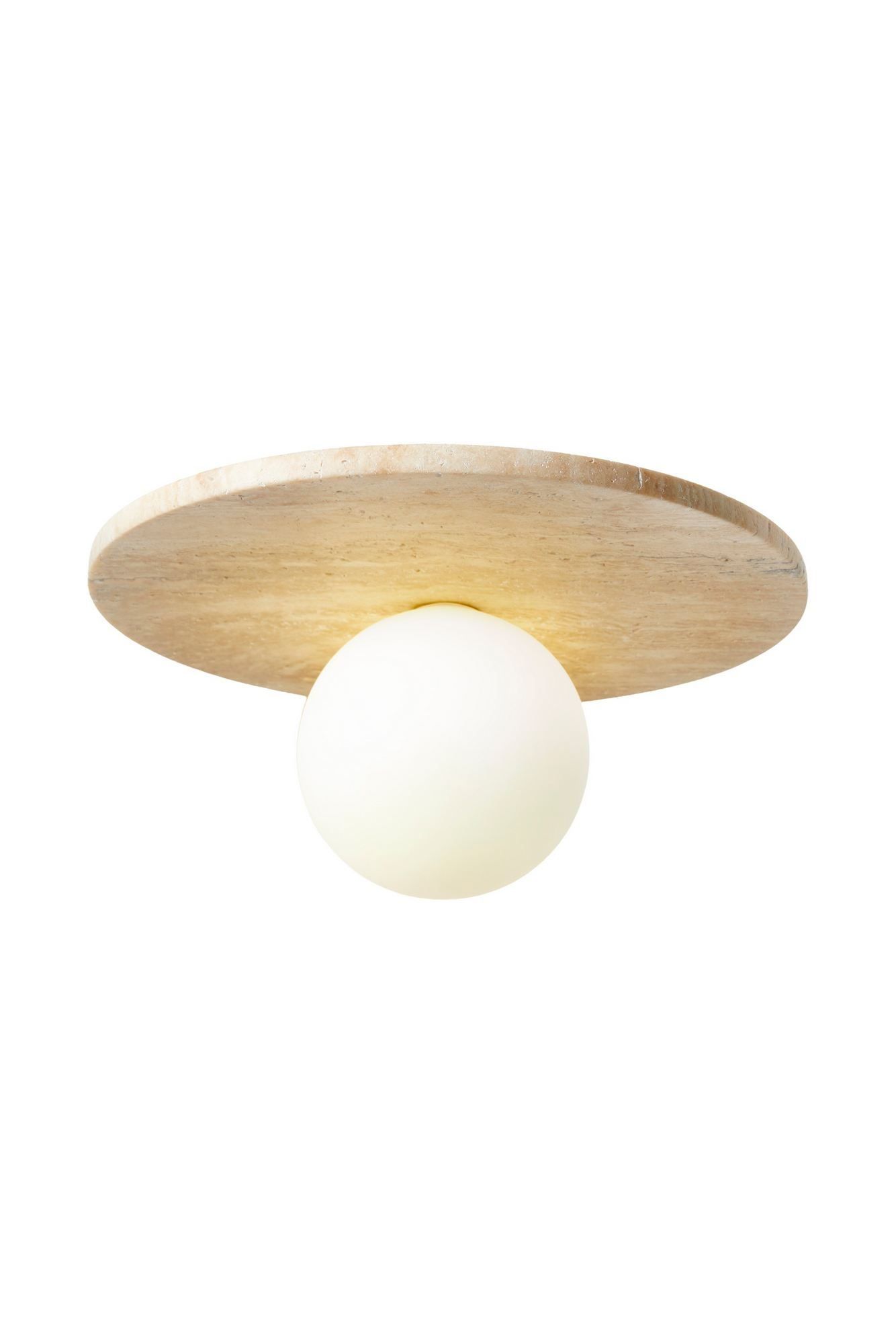 Kummer taklampe - Beige og Hvit