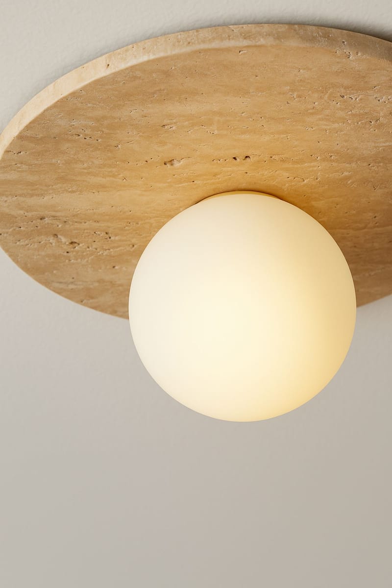 Kummer taklampe - Beige og Hvit - Belysning - Innendørsbelysning & Lamper - Taklampe - Krystallkrone & takkrone