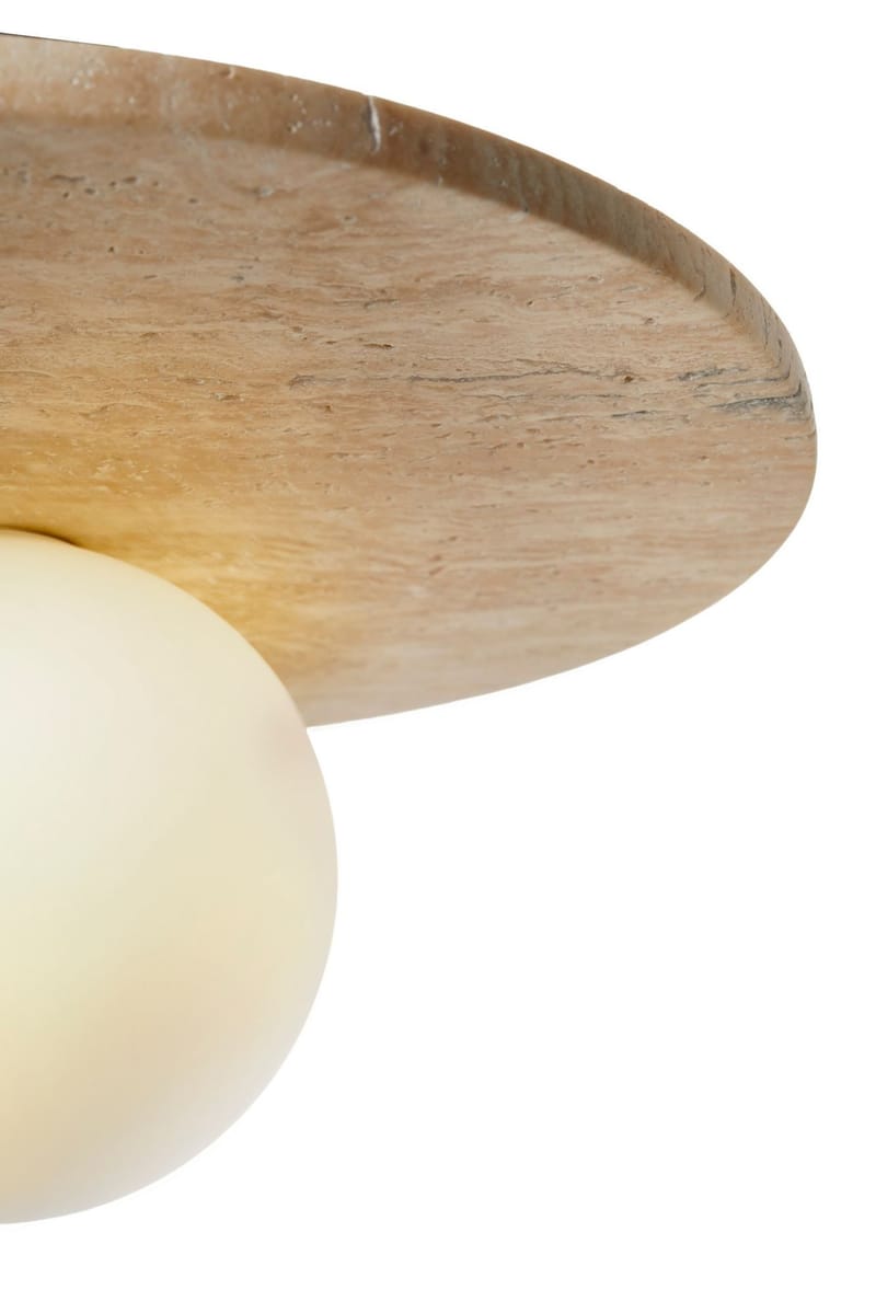 Kummer taklampe - Beige og Hvit - Belysning - Innendørsbelysning & Lamper - Taklampe - Krystallkrone & takkrone