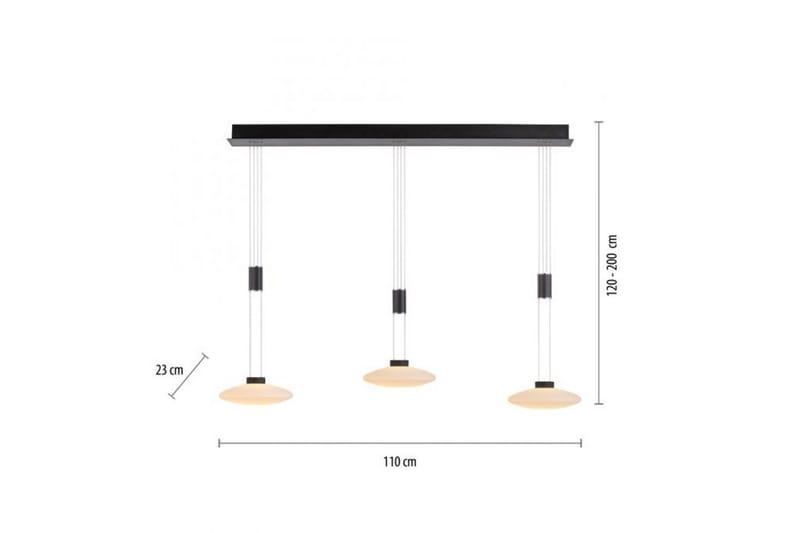 Lautada Paul Neuhaus Taklampe - Belysning - Innendørsbelysning & Lamper - Taklampe - Pendellamper & Hengelamper