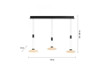 Lautada Paul Neuhaus Taklampe - Belysning - Innendørsbelysning & Lamper - Taklampe - Pendellamper & Hengelamper
