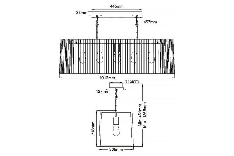 Linara Kichler Krone - Belysning - Innendørsbelysning & Lamper - Taklampe - Pendellamper & Hengelamper