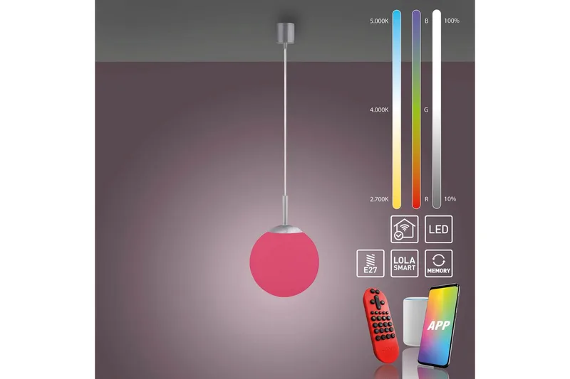 Lolasmart Bolo Just Light Taklampe - Belysning - Innendørsbelysning & Lamper - Taklampe - Pendellamper & Hengelamper