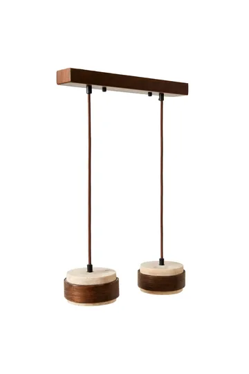 Loloura pendellampe - Beige Valnøtt - Belysning - Innendørsbelysning & Lamper - Taklampe - Krystallkrone & takkrone
