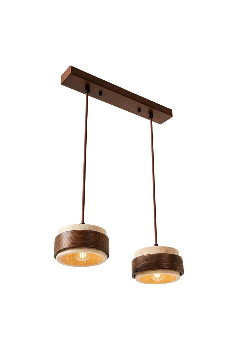 Loloura pendellampe - Beige Valnøtt - Belysning - Innendørsbelysning & Lamper - Taklampe - Krystallkrone & takkrone