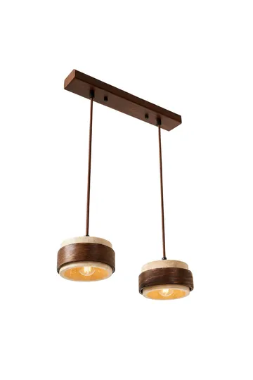 Loloura pendellampe - Beige Valnøtt - Belysning - Innendørsbelysning & Lamper - Taklampe - Krystallkrone & takkrone