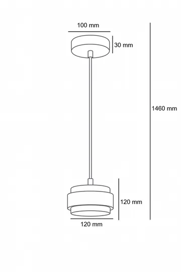 Loloura pendellampe - Beige Valnøtt - Belysning - Innendørsbelysning & Lamper - Taklampe - Krystallkrone & takkrone