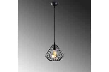 Lysekrone Almasi Single Svart - Svart - Belysning - Innendørsbelysning & Lamper - Taklampe - Pendellamper & Hengelamper