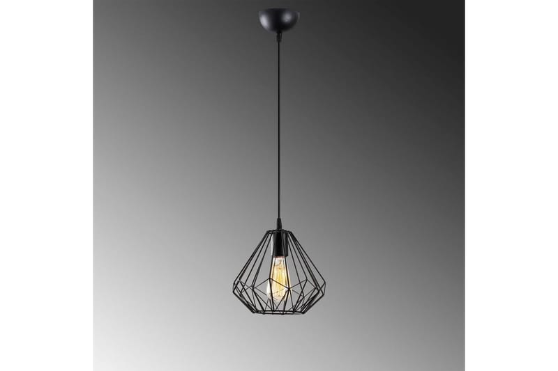 Lysekrone Almasi Single Svart - Svart - Belysning - Innendørsbelysning & Lamper - Taklampe - Pendellamper & Hengelamper