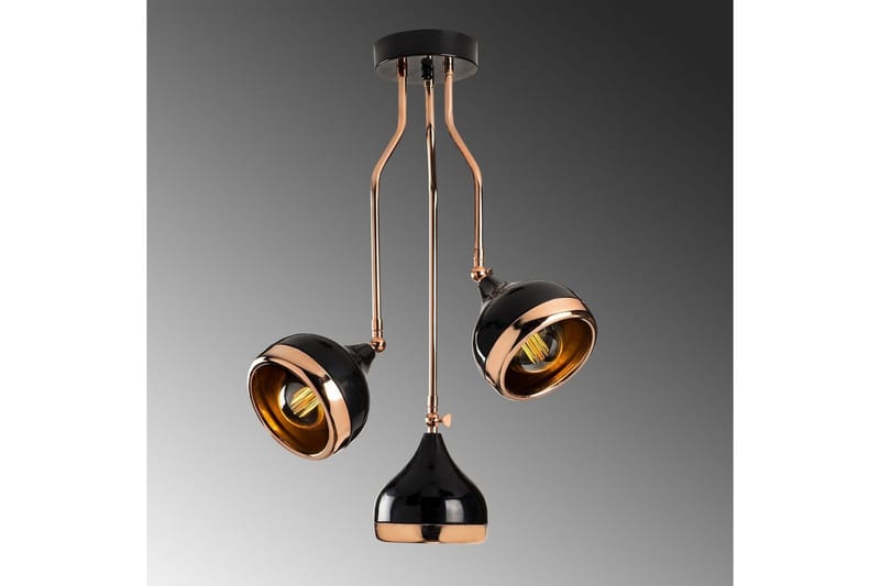 Lysekrone Beloulfield Svart / Kobber - Kobber/Svart - Belysning - Innendørsbelysning & Lamper - Taklampe - Pendellamper & Hengelamper
